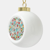 Ijsjes Pret Keramische Bal Ornament (Rechts)