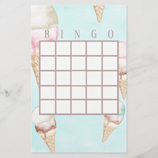 Ijskaarten voor Bingo Flyer (Voorkant)