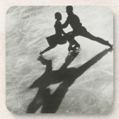 IJskaastpaar Bier Onderzetter (Voorkant)