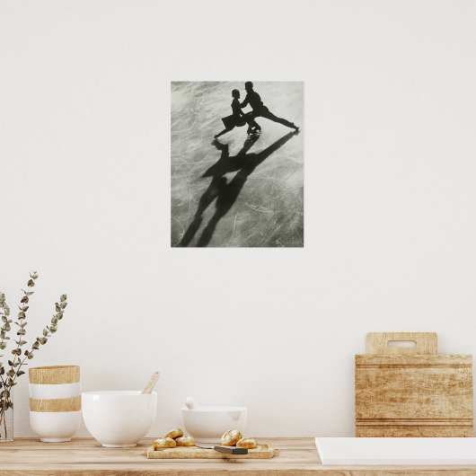 IJskaastpaar Poster (Keuken)