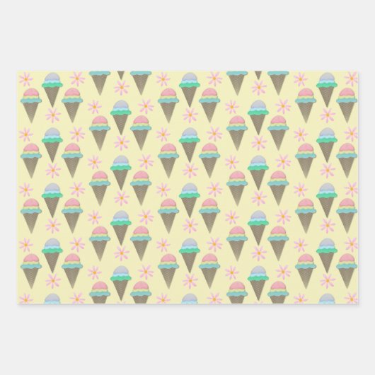 IJskap en papierbladen voor de onmiddellijke verpa Inpakpapier Vel (Voorkant)