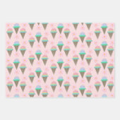 IJskap en papierbladen voor de onmiddellijke verpa Inpakpapier Vel (Voorkant)