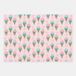 IJskap en papierbladen voor de onmiddellijke verpa Inpakpapier Vel