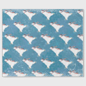 IJskateboarpapier voor Beren Cadeaupapier (Vlak)