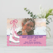 IJskateeg van meisjes Kaart (Staand voorkant)