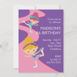 IJskateeg van meisjes Kaart