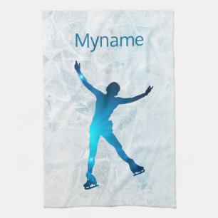 IJskatehanddoek - Blauwe ster Theedoek