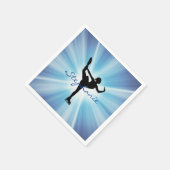 IJskaten/tekenvellen Servet (Hoek)