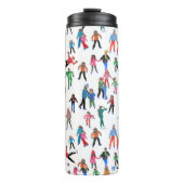 IJskaters grote koffie-mok Thermosbeker (Voorkant)