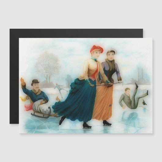 IJskating in Noorwegen - grappige  beelden (Voorkant / Achterkant)