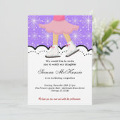 IJskatingconcurrentie (Paars) Kaart (Staand voorkant)