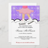 IJskatingconcurrentie (Paars) Kaart (Voorkant / Achterkant)