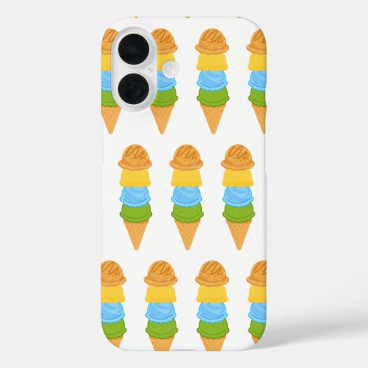 ijskegel kleurrijk Case-Mate iPhone case (Achterkant)