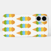 ijskegel kleurrijk Case-Mate iPhone case (Achterkant (horizontaal))