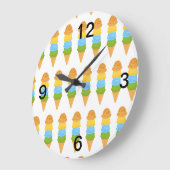 ijskegel kleurrijk grote klok (Hoek)