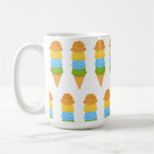 ijskegel kleurrijk koffiemok (Links)