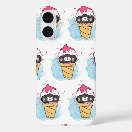 ijskegel waterverf Case-Mate iPhone case (Achterkant)