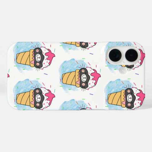 ijskegel waterverf Case-Mate iPhone case (Achterkant (horizontaal))