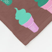 IJskegels fleece blacket Deken (Hoek)