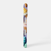 IJskegels met strooien iPhone 16 Hoesje (Rechterkant)