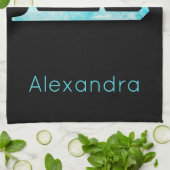 IJskiedop Handdoeken leven aan rand bevroren blauw (Gevouwen)