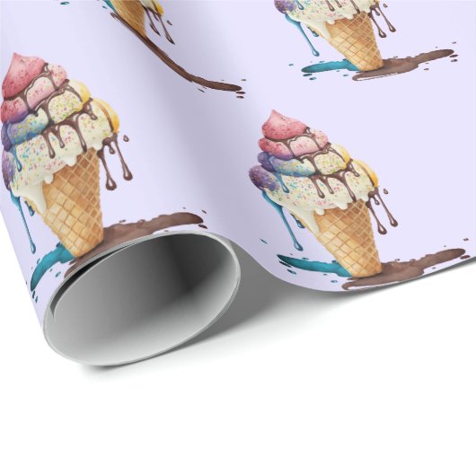 IJskiemkloon uitlijnen Cadeaupapier (Rol Hoek)