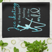 IJskies Handdoek Blade bevroren blauw beste gevoel (Gevouwen)