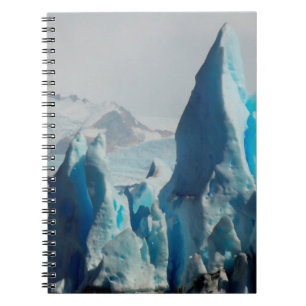 ijskies in de Perito Moreno Andean gletier Notitieboek
