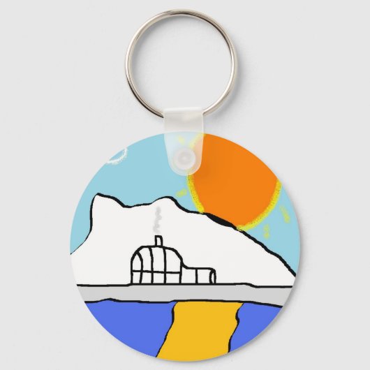 ijskigloo sleutelhanger (Voorkant)