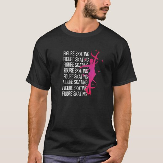 IJskijkfiguur Skater Premium T-shirt (Voorkant)
