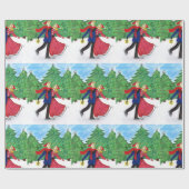 IJskistpapier voor kerstinslag Cadeaupapier (Vlak)