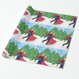 IJskistpapier voor kerstinslag Cadeaupapier