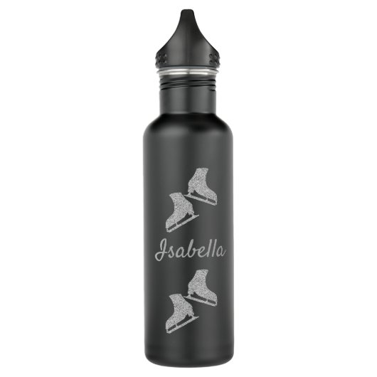 IJskistwater flesje schaats zilver Waterfles (Links)