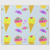 IJskit- en cuplokostpapier Cadeaupapier (Vlak)