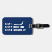 IJsklimmen - Herfst niet Bagagelabel (Voorkant horizontaal)