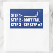 IJsklimmen - Herfst niet Rechthoekige Sticker (Tas)