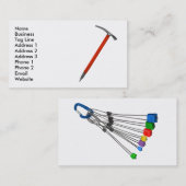 IJsklimmen Outdoor Instructie Business Visitekaartje (Voorkant / Achterkant)