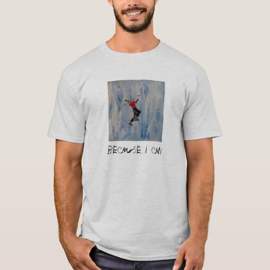 IJsklimmen T-shirt (Voorkant)