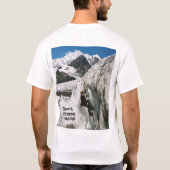 ijsklimmen t-shirt (Achterkant)