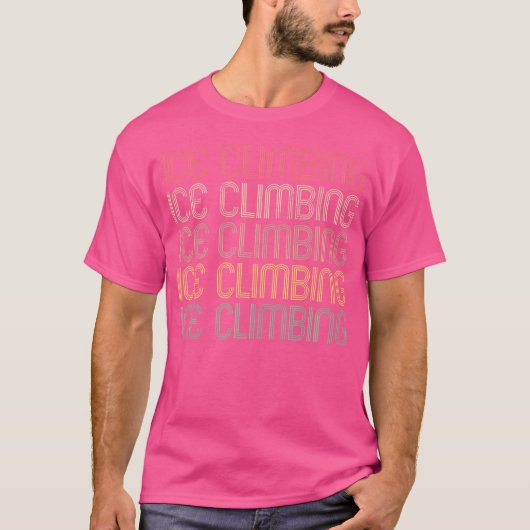 IJsklimmen T-shirt (Voorkant)