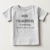 ijsklimmer in training T shirt (Voorkant)
