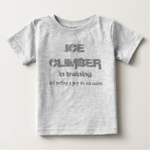 ijsklimmer in training T shirt