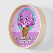 Ijsklok met de hand geschilderde unieke roze kegel (Hoek)