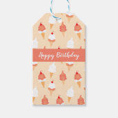 IJsklok met sprinken en Cherry bovenaan Cadeaulabel (Voorkant)