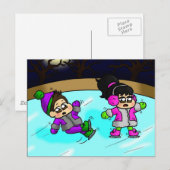 IJsknipper Briefkaart (Voorkant / Achterkant)