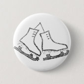 ijsknop schaats ronde button 5,7 cm (Voorkant)