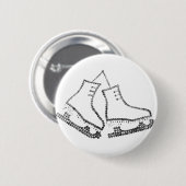 ijsknop schaats ronde button 5,7 cm (Voorkant /achterkant)