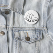 ijsknop schaats ronde button 5,7 cm (In situ)