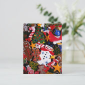 IJskoekjes voor Kerstmis Feestdagenkaart (Staand voorkant)