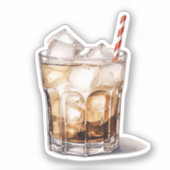 ijskoffie-cocktail sticker (Voorkant)